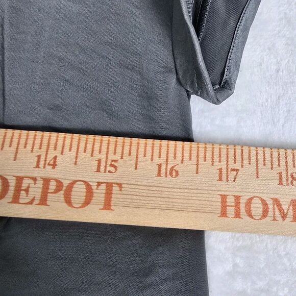 Universal Standard Cindy Satin V-Neck Maxi Dress Sedona Sage 4XS (0-00) - Picture 7 of 10